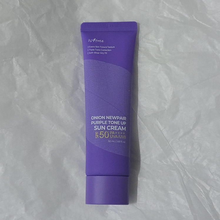 이즈앤트리 (IsNtree) 어니언 뉴페어 퍼플 톤업 선크림 [SPF50+/PA++++] review image
