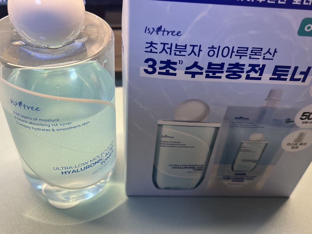 Ảnh đánh giá thực tế của người dùng về Toner Hyaluronic Acid siêu phân tử