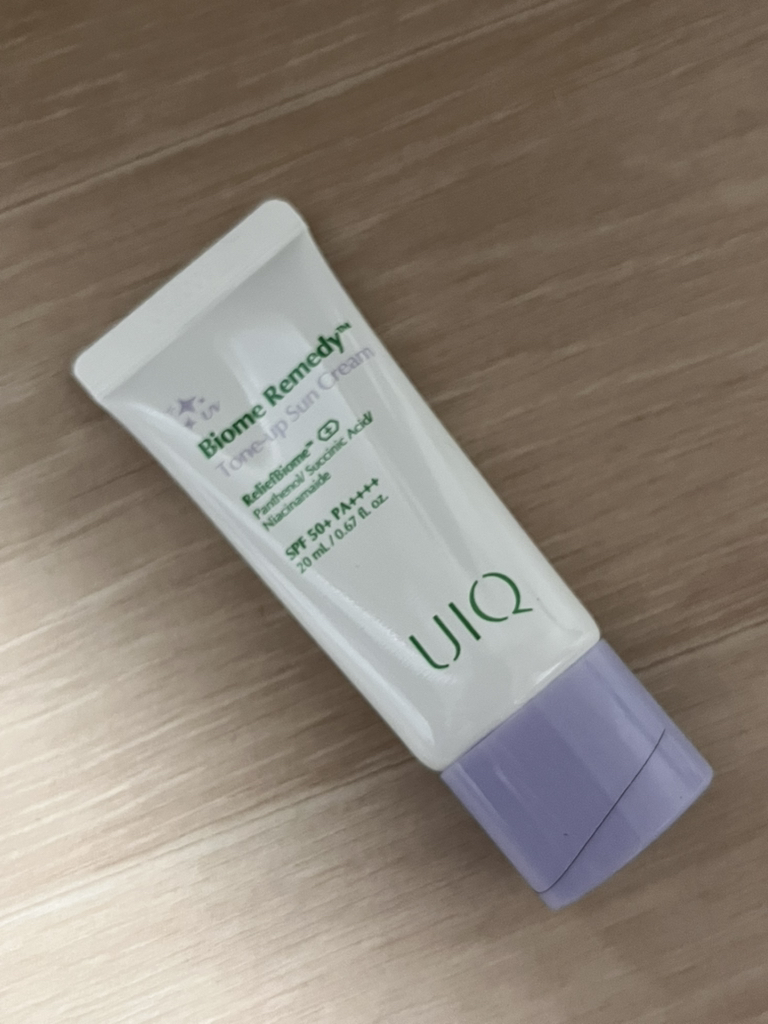 유이크 (UIQ) 바이옴 레미디 톤업 선크림 [SPF50+/PA++++] [보라] review image