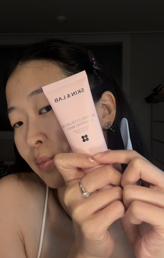 스킨앤랩 (SKIN&LAB) 쓰리디 피디알엔 엑스 콜라겐 랩핑 마스크 review image