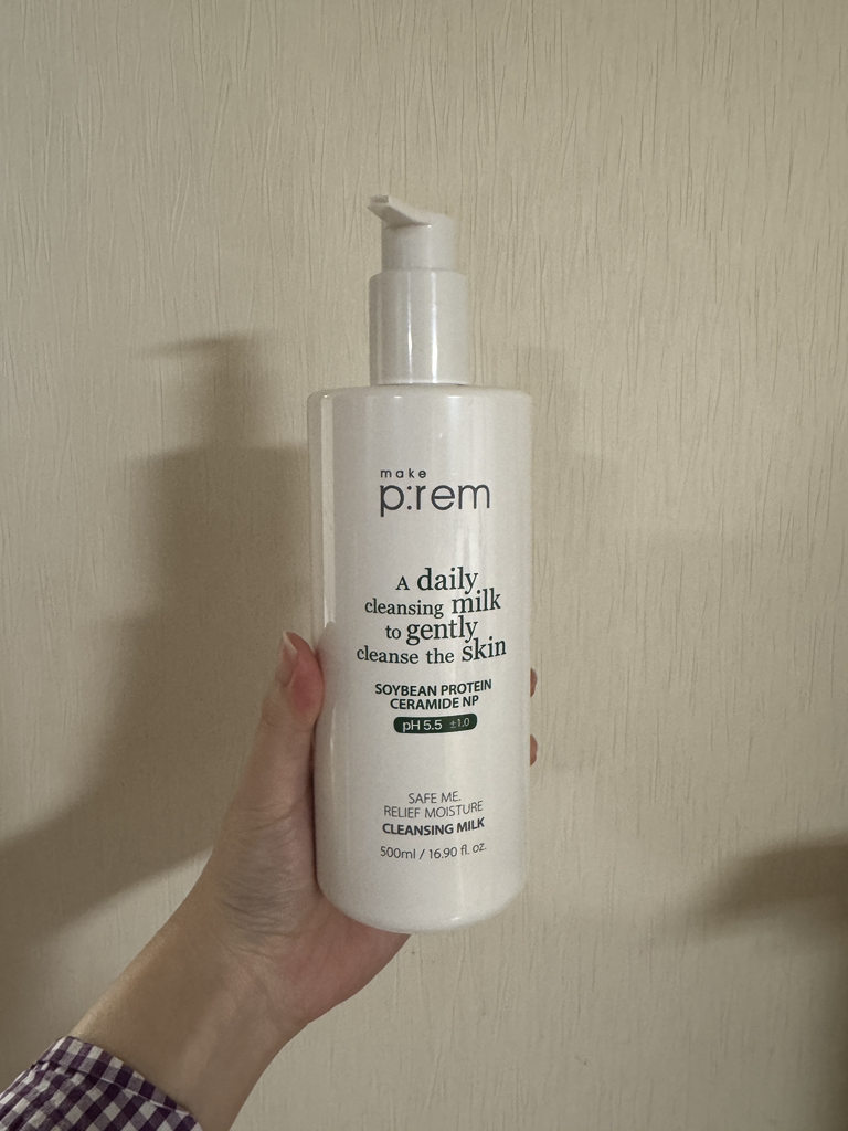 Ảnh đánh giá thực tế của người dùng về Safe Me Relief Moisture Cleansing Milk