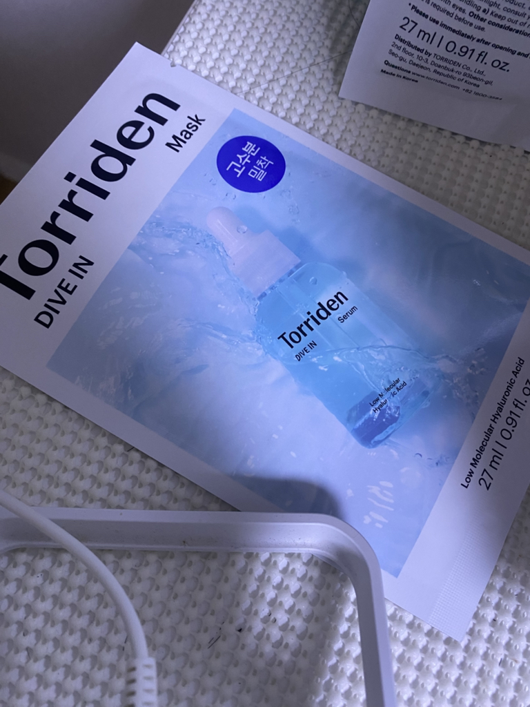 Ảnh đánh giá thực tế của người dùng về Mặt nạ hyaluronic acid phân tử thấp Dive In