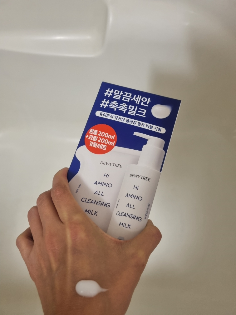 듀이트리 (DEWYTREE) 하이 아미노 올 클렌징 밀크 review image
