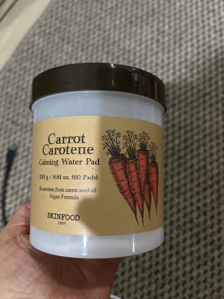 Ảnh đánh giá thực tế của người dùng về Carrot Carotene Calming Water Pad