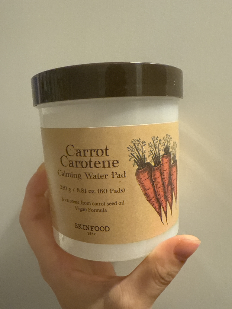 Ảnh đánh giá thực tế của người dùng về Carrot Carotene Calming Water Pad