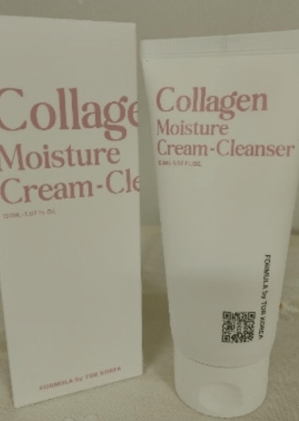 TruthOfBeauty Kem dưỡng ẩm collagen - Sữa rửa mặt review image