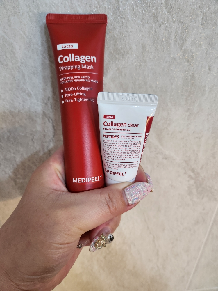 메디필 (MEDIPEEL) 레드 락토 콜라겐 랩핑 마스크 review image