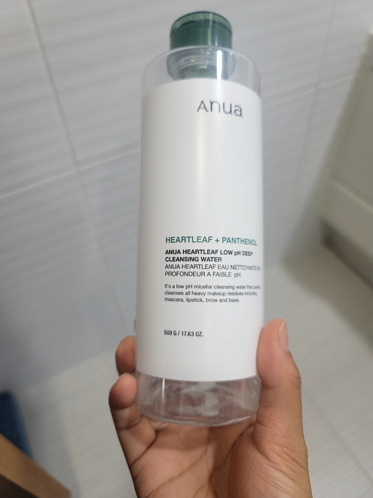 아누아 (Anua) 어성초 약산성 딥 클렌징 워터 review image