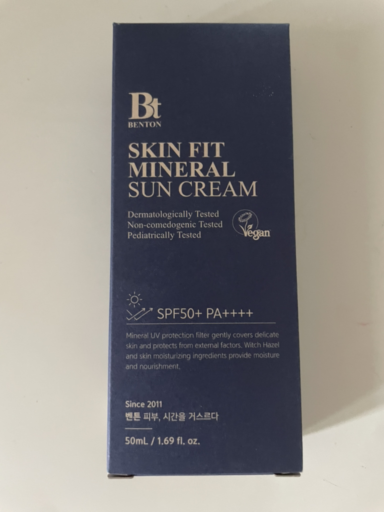 벤튼 (BENTON) 스킨핏 미네랄 선크림 [SPF50+/PA++++] review image