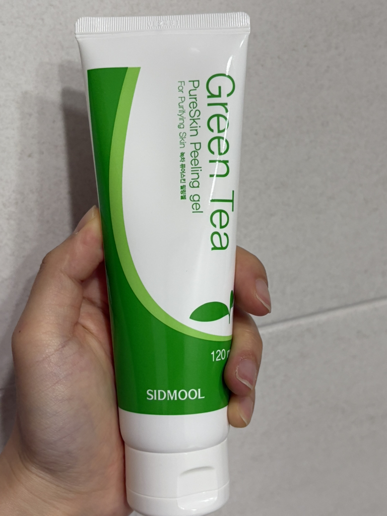 SIDMOOL Gel tẩy tế bào chết trà xanh review image