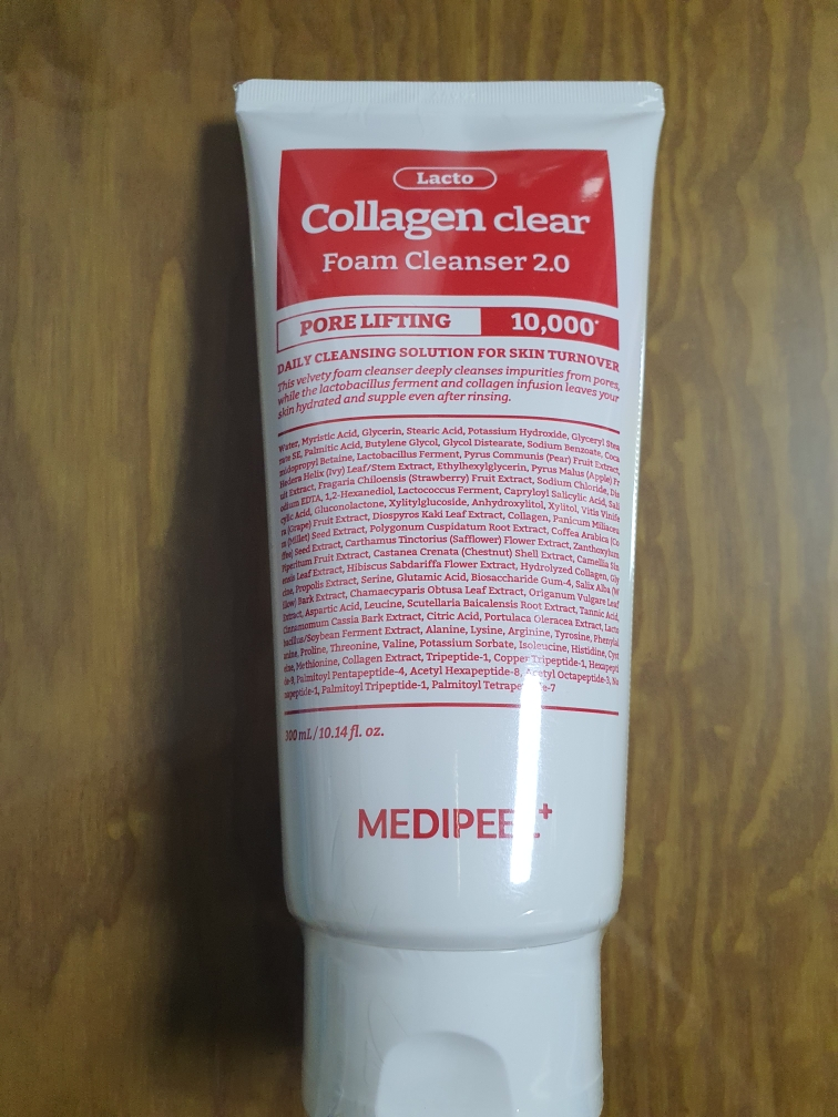 메디필 (MEDIPEEL) 레드 락토 콜라겐 클리어 폼 클렌저 2.0 review image