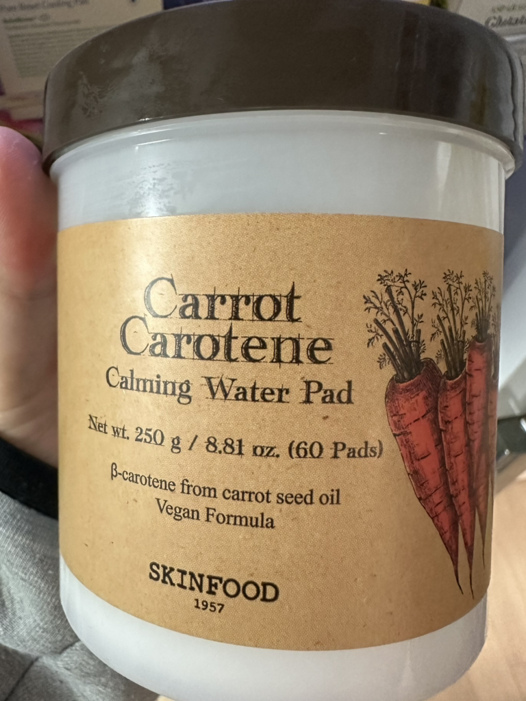 Ảnh đánh giá thực tế của người dùng về Carrot Carotene Calming Water Pad