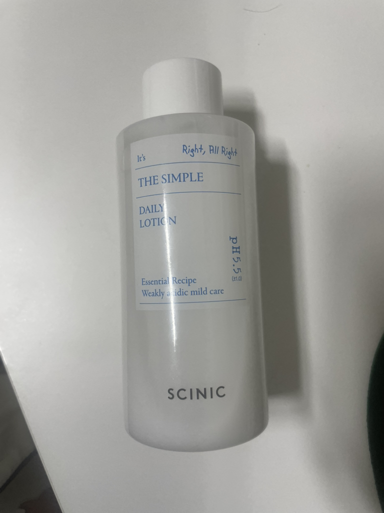 싸이닉 (SCINIC) 더 심플 데일리 로션 review image