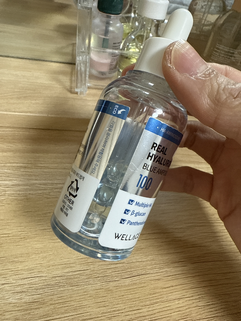 Ảnh đánh giá thực tế của người dùng về Real Hyaluronic Blue 100 Ampoule