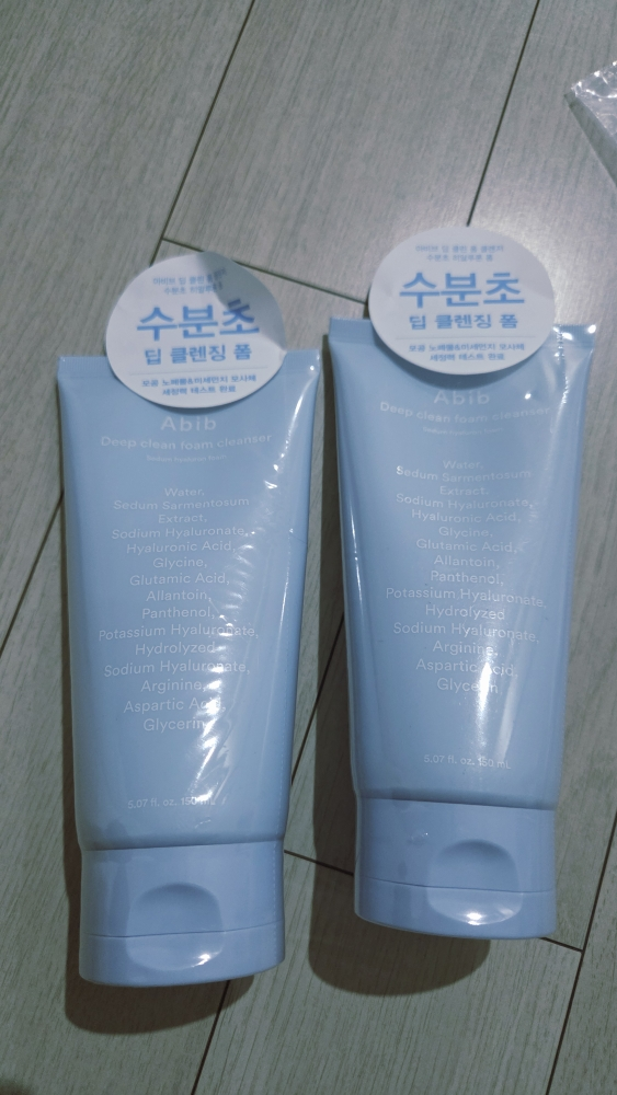 아비브 (Abib) 딥 클린 폼 클렌저 수분초 히알루론 폼 review image