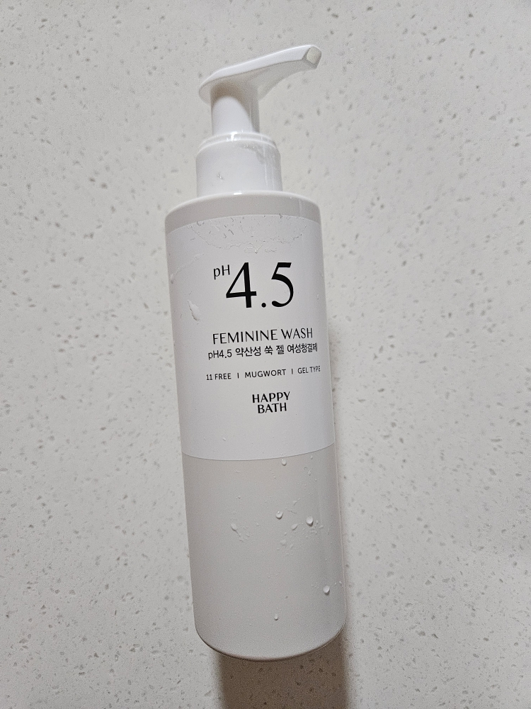 해피바스 (HAPPYBATH) PH4.5 약산성 여성청결제 [젤타입/쑥] review image