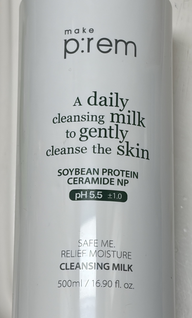 makep:rem Safe Me Relief Moisture Cleansing Milk review image