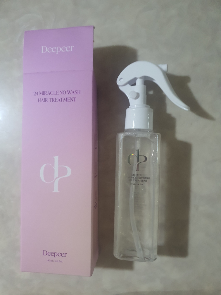 디피어 (DEEPEER) 24 미라클 노워시 헤어 트리트먼트 review image