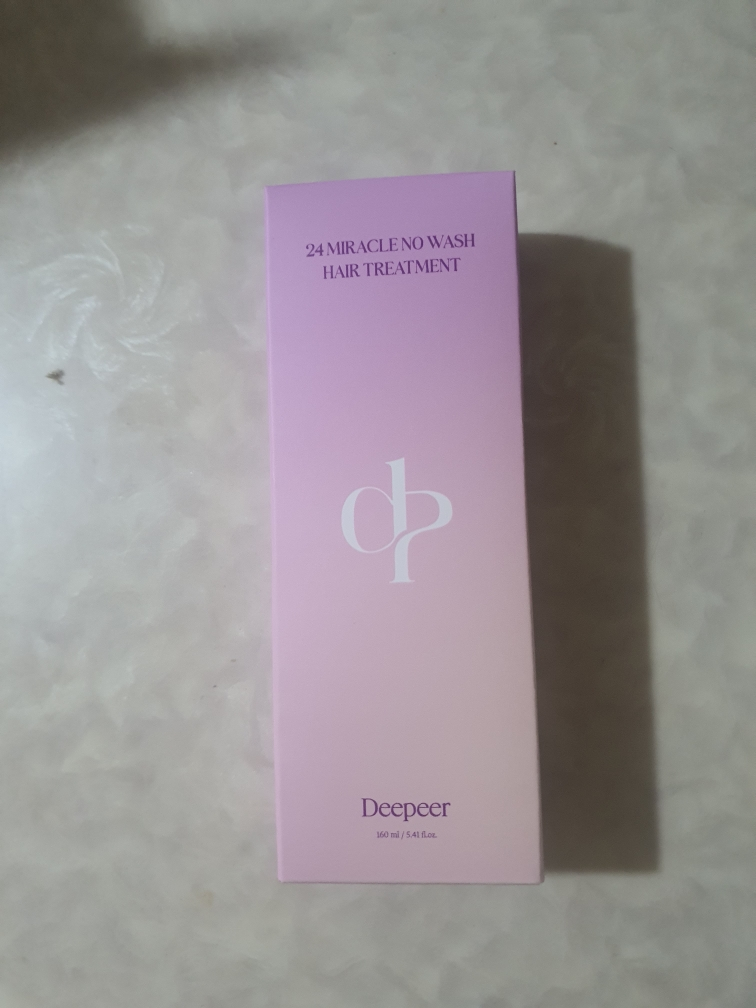 디피어 (DEEPEER) 24 미라클 노워시 헤어 트리트먼트 review image