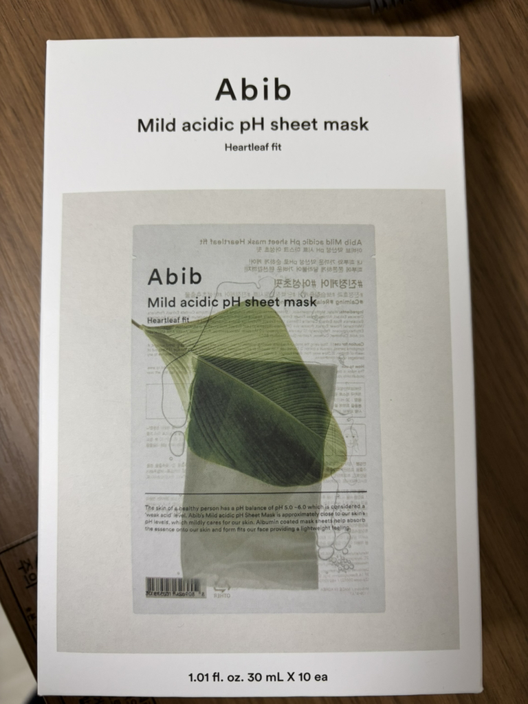 아비브 (Abib) 약산성 시트 마스크 [어성초핏] review image