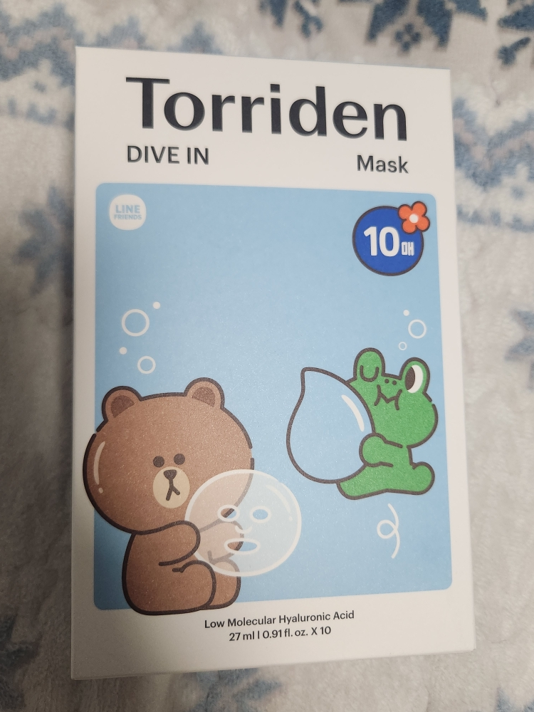 Torriden Mặt nạ hyaluronic acid phân tử thấp Dive In review image