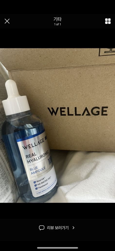 WELLAGE Real Hyaluronic Blue 100 Ampoule review image