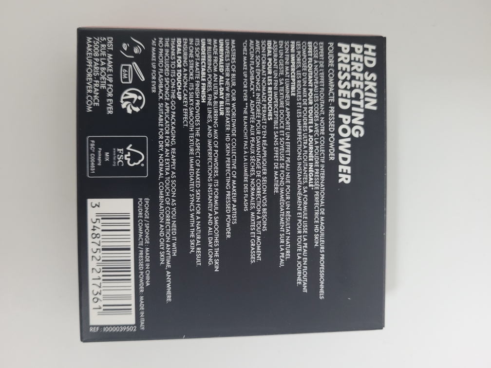 MAKEUPFOREVER HD SKIN Perfecting Pressed Powder [0.2 Lavender] review image