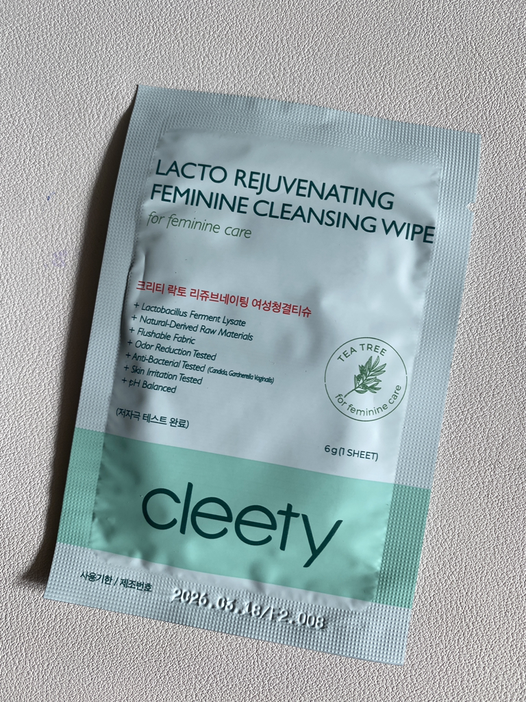 cleety Toallitas Lacto-Rejuvenecedoras [Árbol del Té] review image