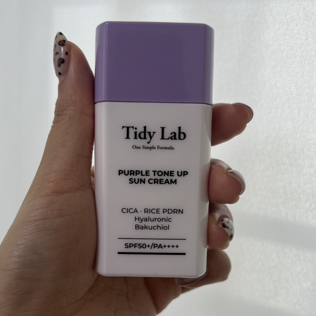 Tidy Lab Kem chống nắng Purple Tone Up [SPF50+/PA++++] review image