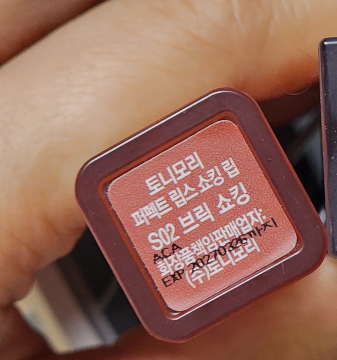 TONYMOLY Perfect Lips Shocking Lip Tint [S02 Brick Shocking] review image