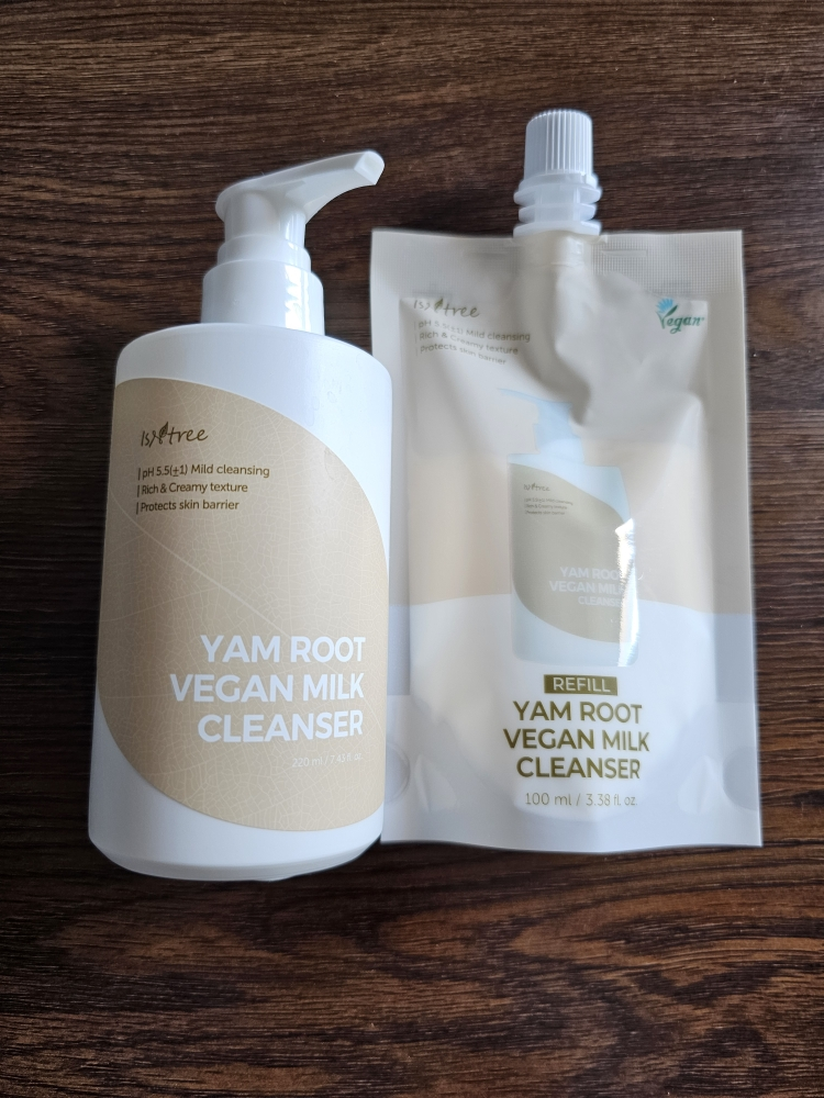 Ảnh đánh giá thực tế của người dùng về Sữa rửa mặt thuần chay từ củ mài