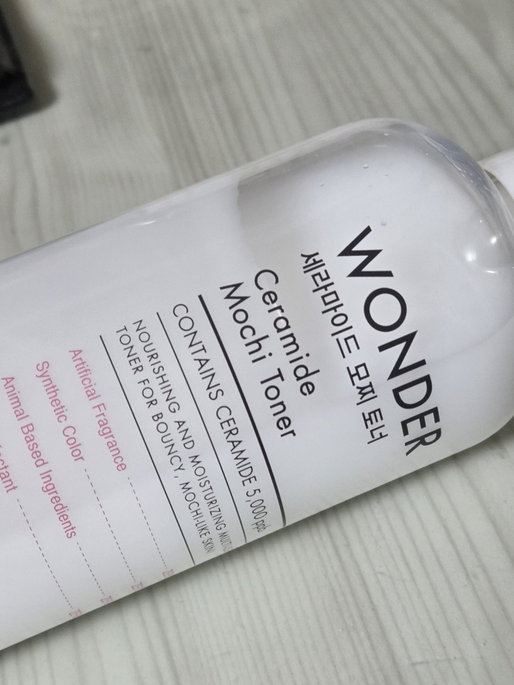 Ảnh đánh giá thực tế của người dùng về Wonder Ceramide Mochi Toner