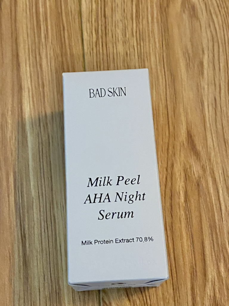 배드스킨 (BADSKIN) 밀크필 아하 나이트 세럼 review image