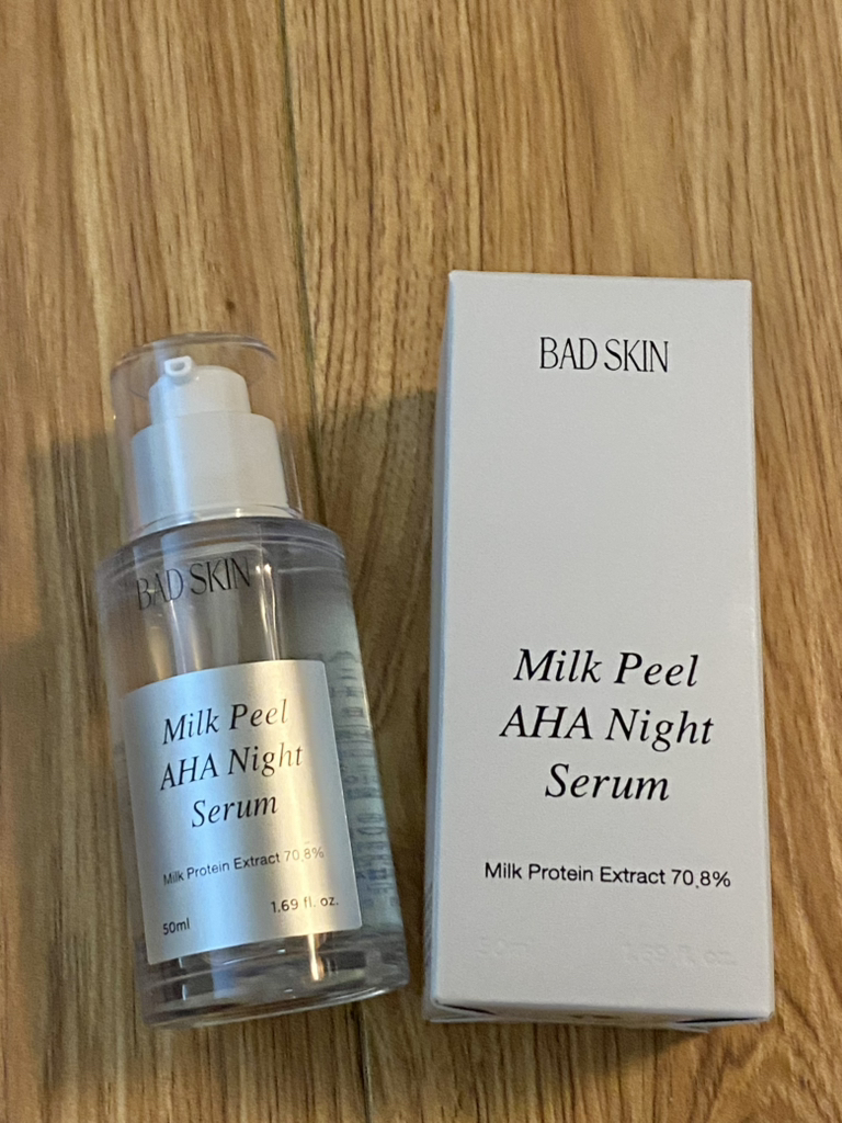 배드스킨 (BADSKIN) 밀크필 아하 나이트 세럼 review image