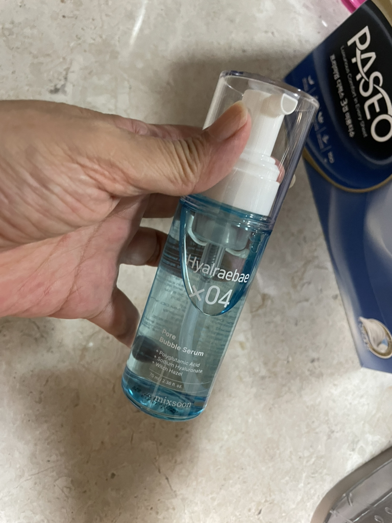 Hyalbae 毛孔泡泡精华液的真实用户使用照片