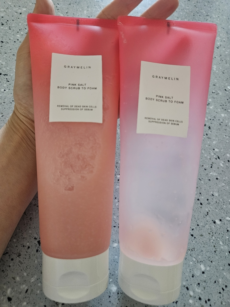 그레이멜린 (GRAYMELIN) 핑크솔트 바디스크럽 투 폼 review image