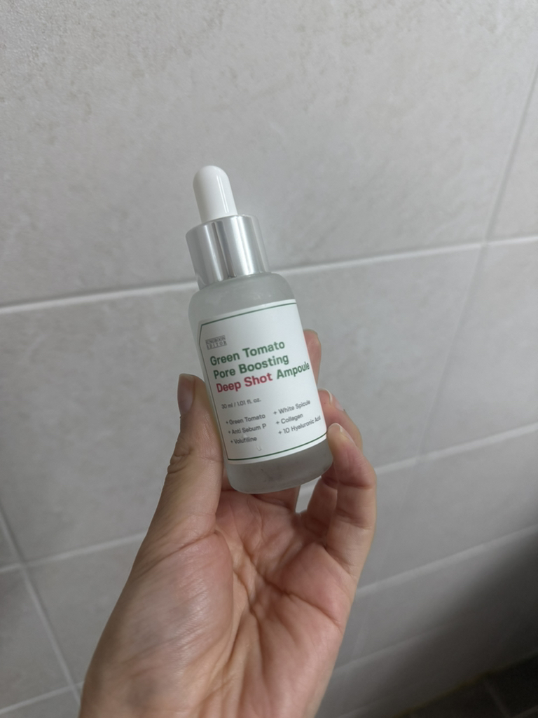 SUNGBOONeditor 3 triệu shot Green Tomato Pore Boosting Deep Shot Ampoule review image