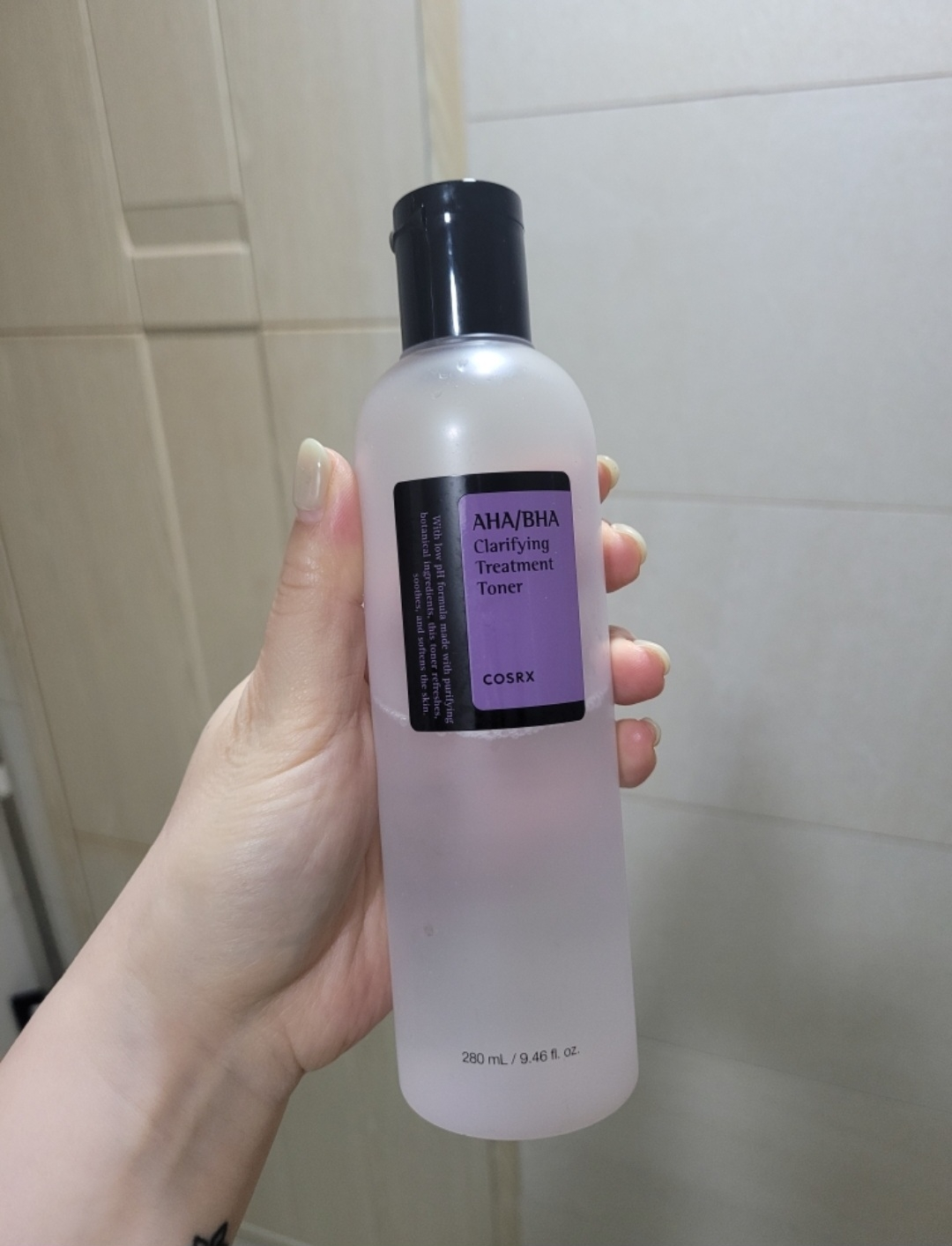 阿哈/巴哈净化爽肤水喷雾的真实用户使用照片