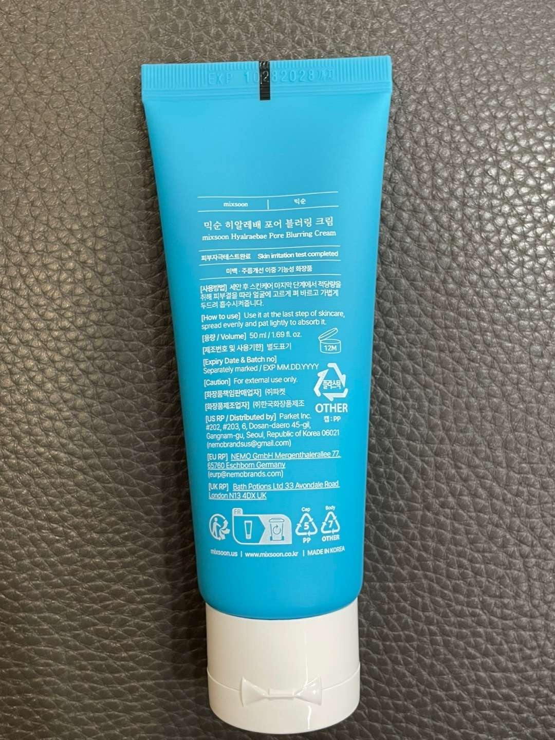 Ảnh đánh giá thực tế của người dùng về Hyaluronic Acid Fore Blurring Cream