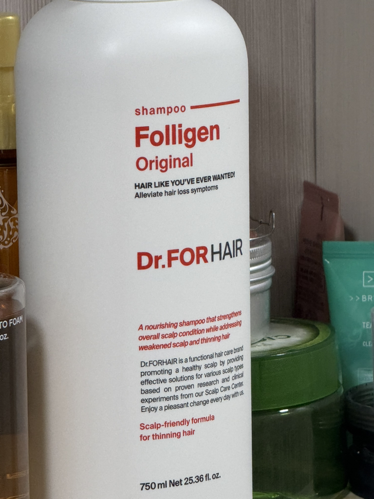 Polygen 脱发缓解洗发水的真实用户使用照片