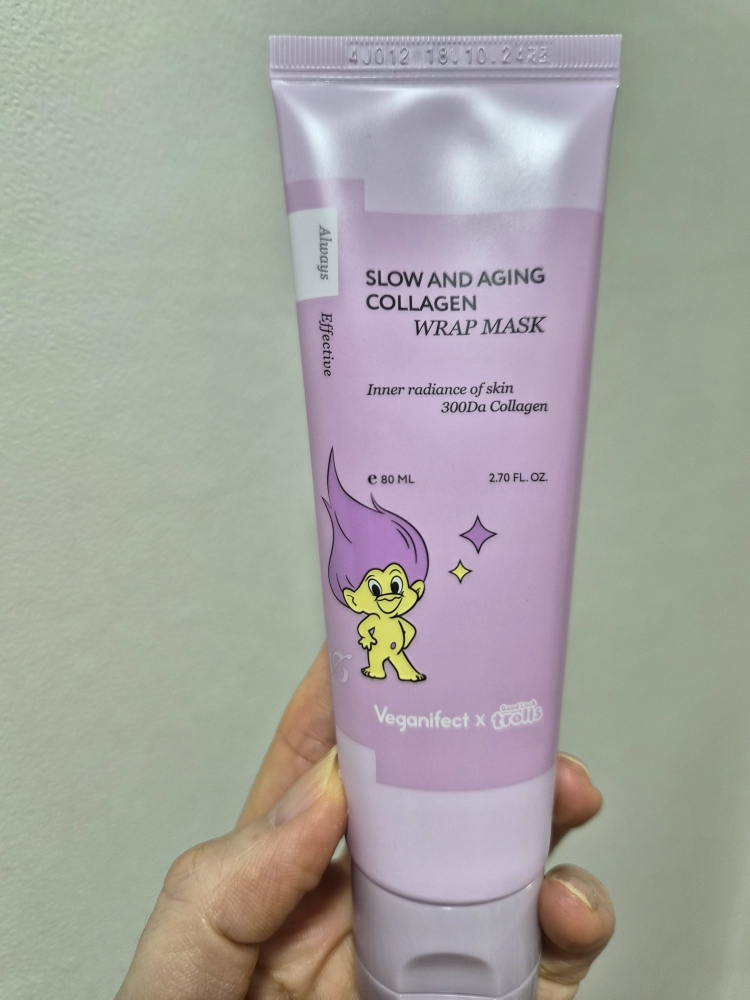 VEGANIFECT SLOW AND AGING COLLAGEN WRAP MASK Reviews | Hwahae