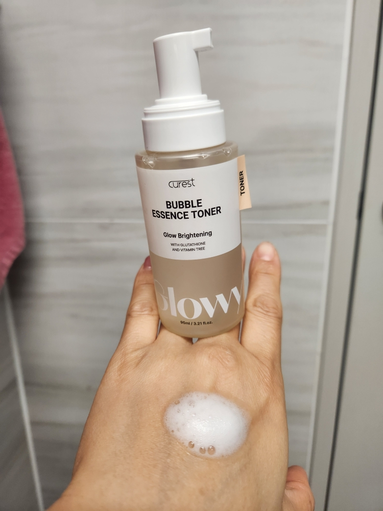 큐어레스트 (curest) 윤광미백 버블에센스토너 review image