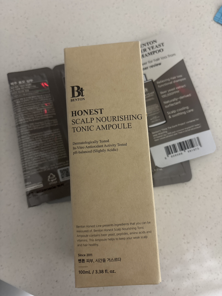벤튼 (BENTON) 어니스트 두피 영양제 토닉 앰플 review image