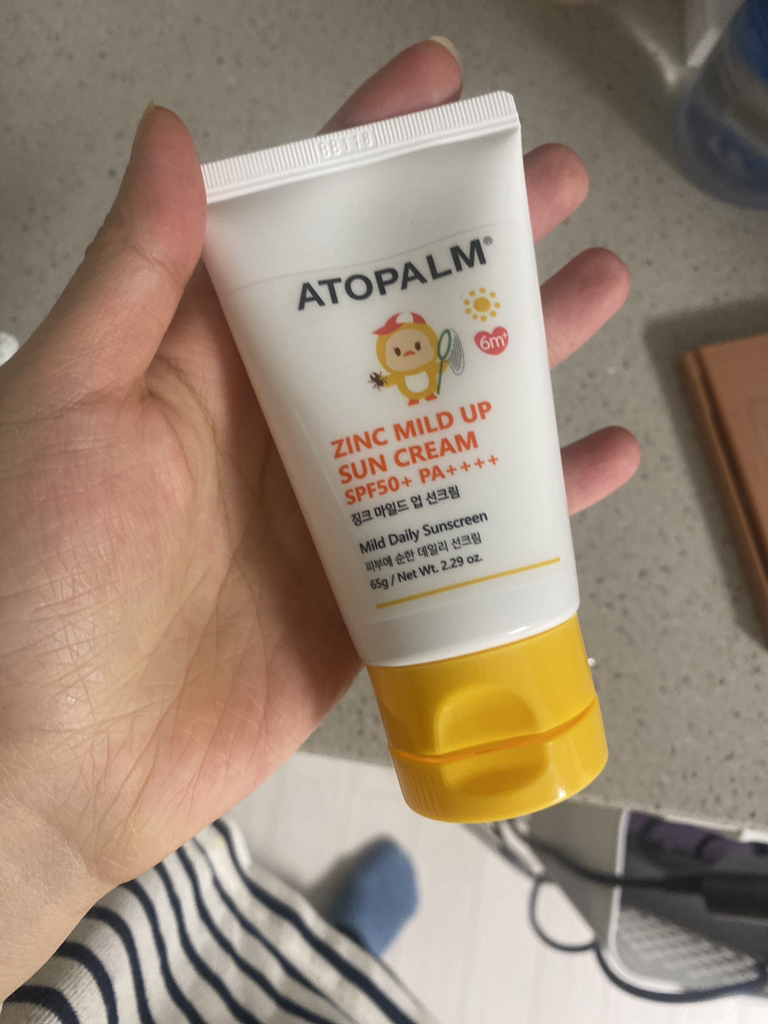 아토팜 (ATOPALM) 징크 마일드 업 선크림 [SPF50+/PA++++] review image
