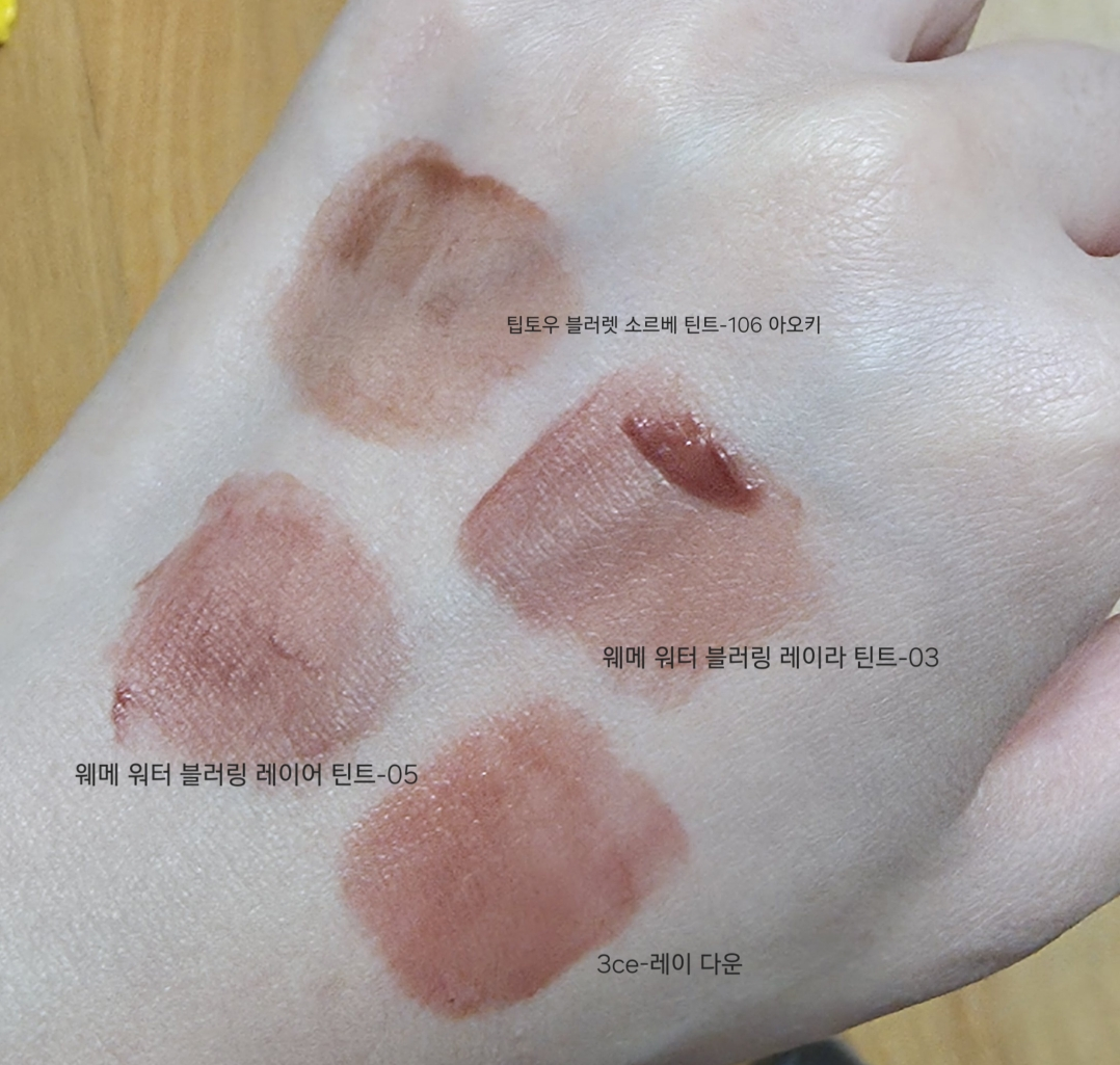 팁토우 (tiptoe) 블러렛 소르베 틴트 [106 아오키] review image