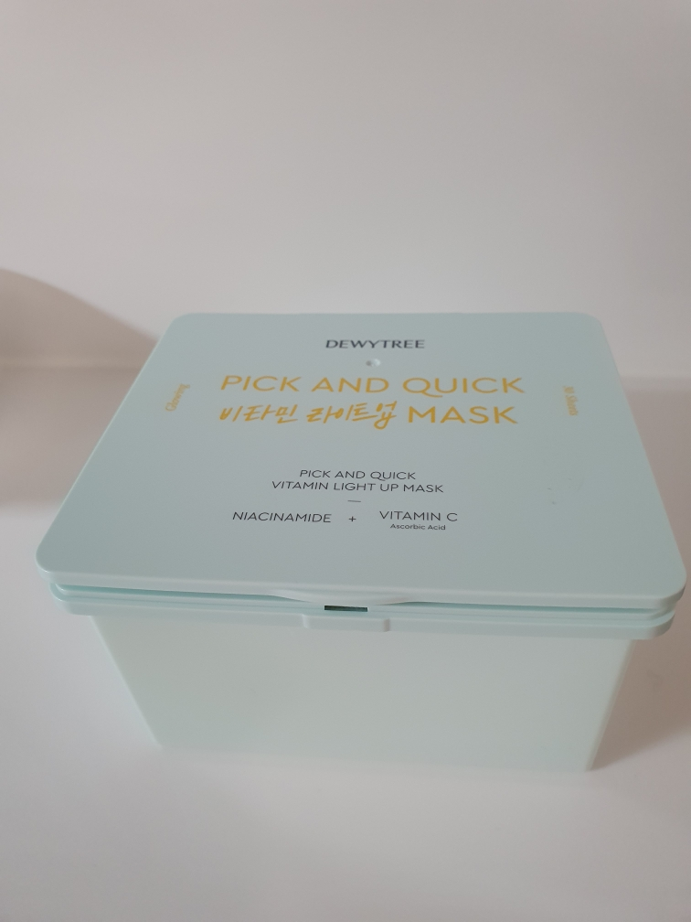 듀이트리 (DEWYTREE) 픽앤퀵 뽑아쓰는 마스크 [비타민라이트업] review image