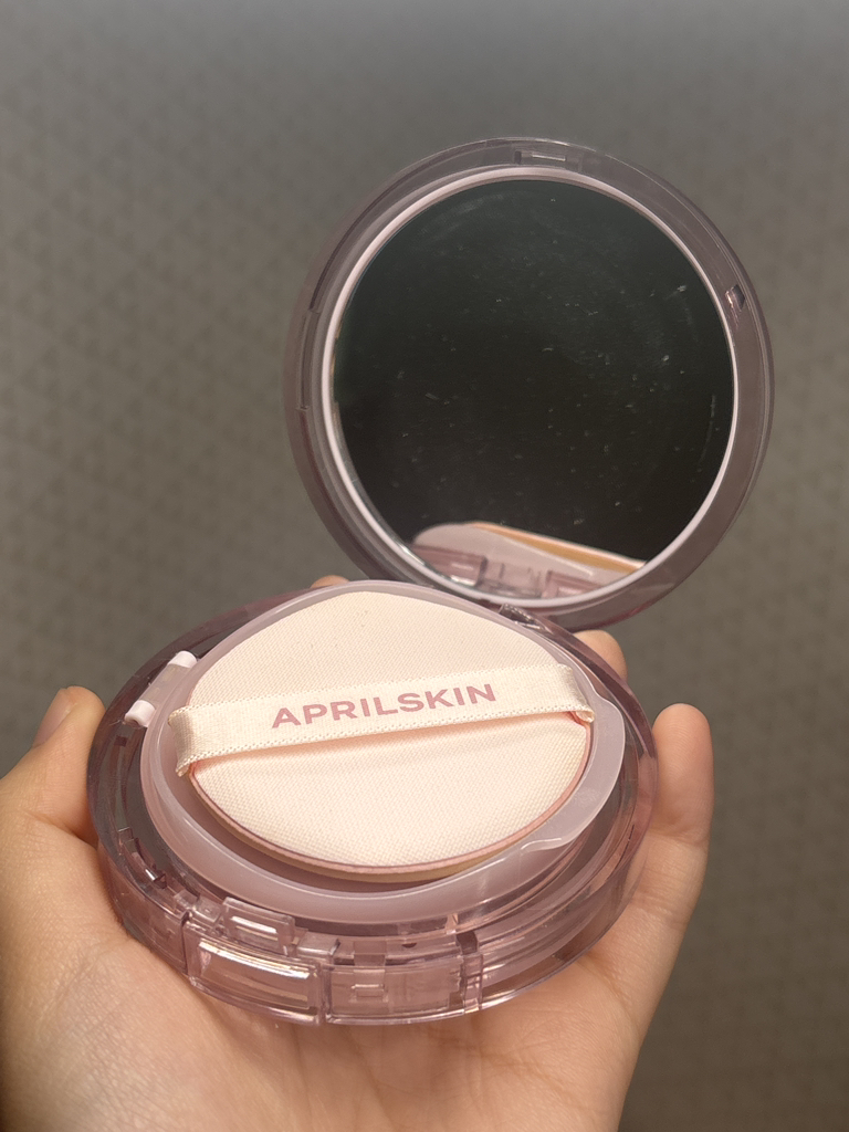 APRILSKIN Phiên bản màu hồng Hero Cushion [SPF50+/PA++++] [Số 21 Màu be nhạt] review image