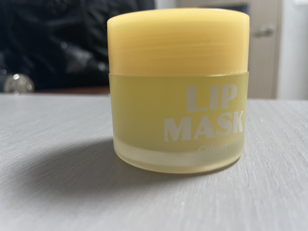 다이소 (daiso) 립 슬리핑 마스크 [유자] review image