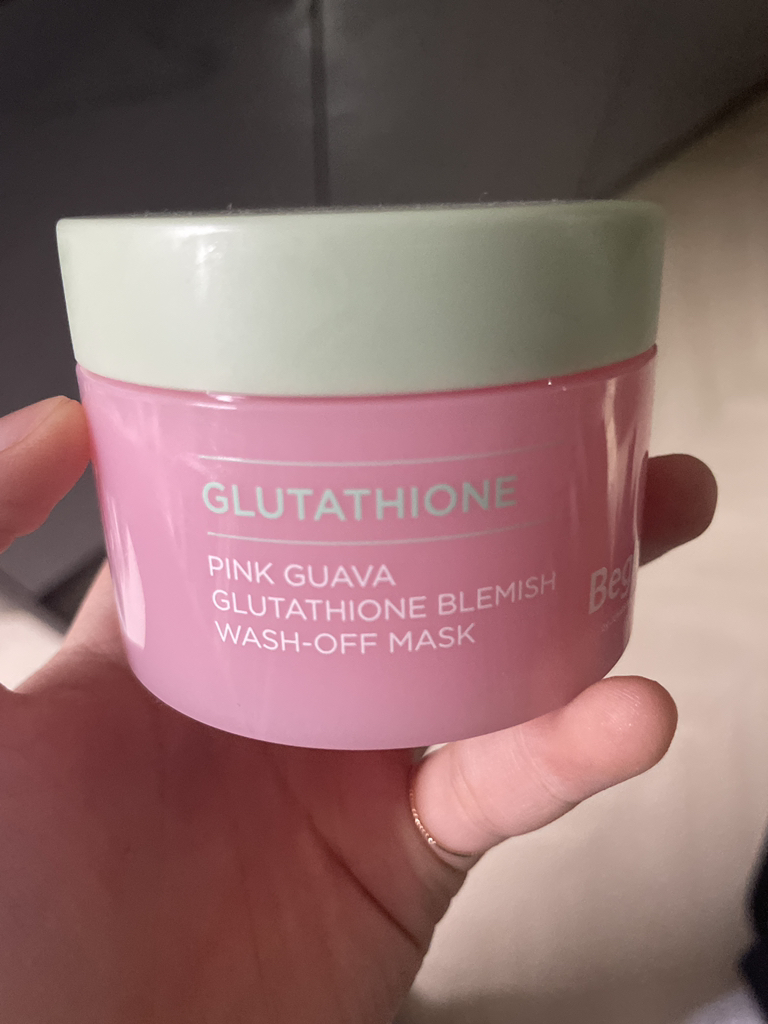 비긴스바이정샘물 (BeginSbyJUNGSAEMMOOL) 핑크 구아바 글루타치온 흔적 워시 오프 마스크 review image