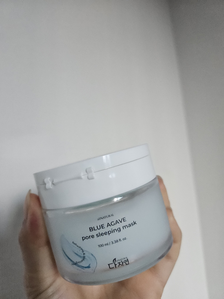 다자연 (allNATURAL) 블루 아가베 포어 슬리핑 마스크 review image